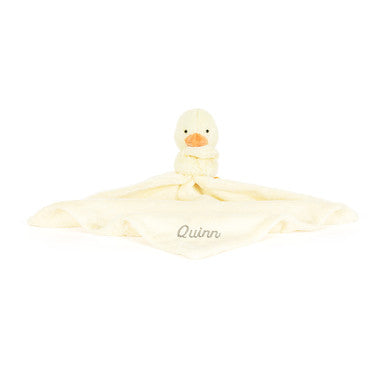 Sucette personnalisée de canard timide