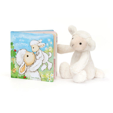 Agneau Timide Et Sa Maman Livre et Bashful Lamb Medium