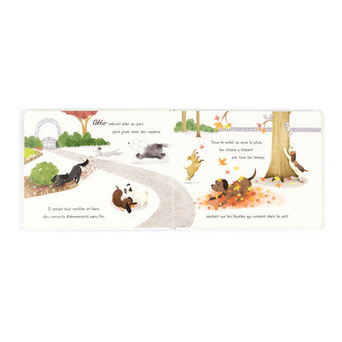 Otto Le Petit Chien Saucisse Livre et Otto Sausage Dog Medium