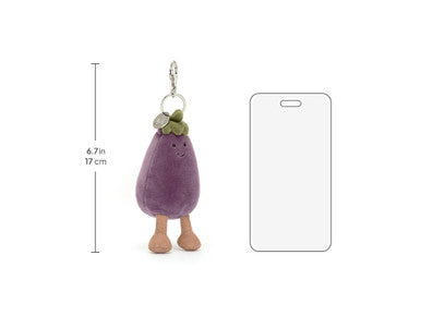 Amuseables Aubergine Bag Charm